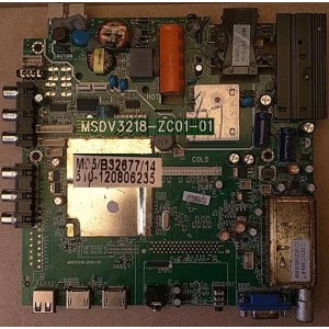 DICK SMITH GE6831 MAIN BOARD 510-120806235 MSDV3218-ZC01-01